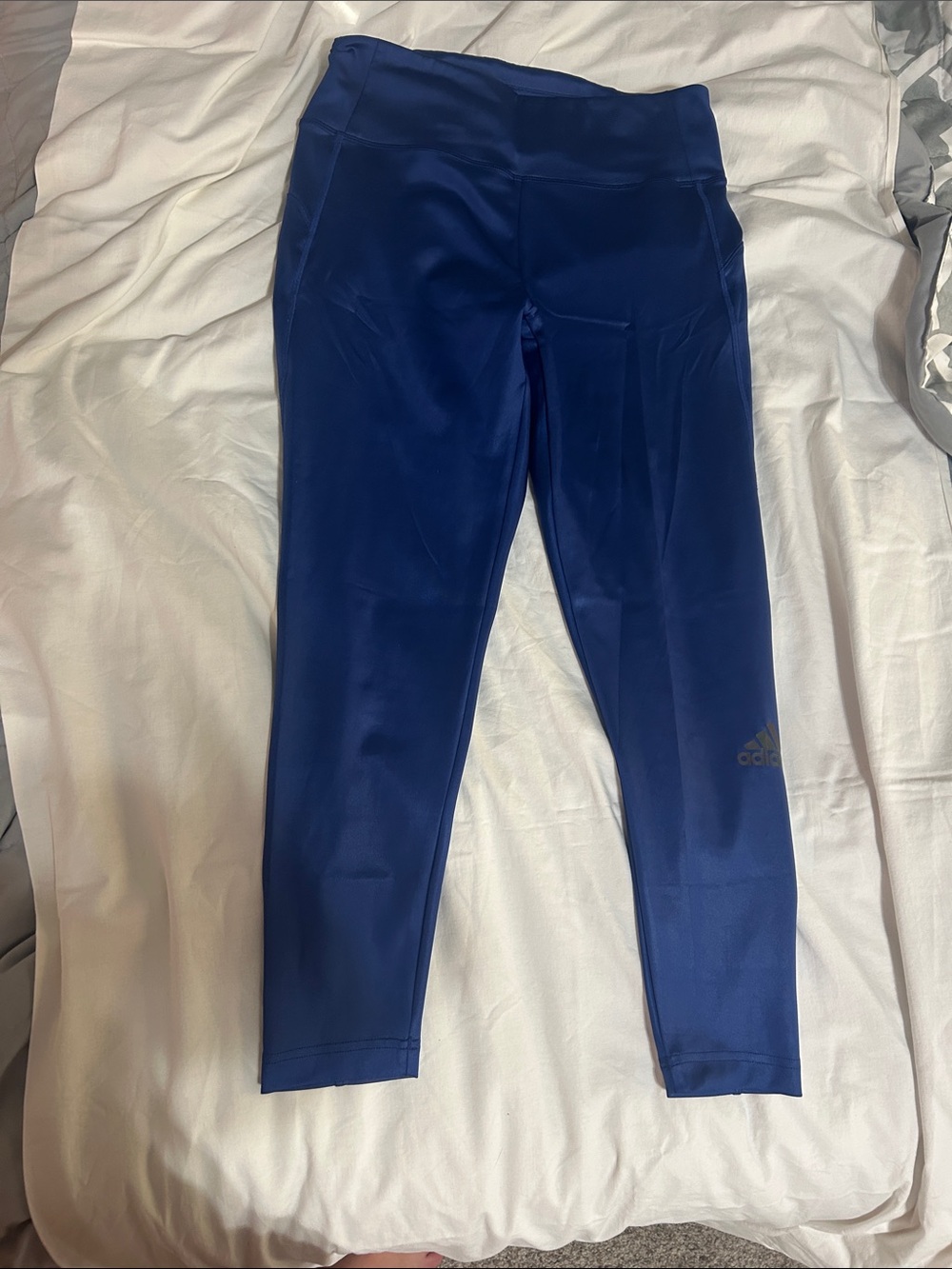 adidas Deep Blue High-Waist Training Leggings